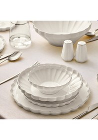 Resim Aryıldız Margaret Platin 54 Parça Yemek Takımı Platin 