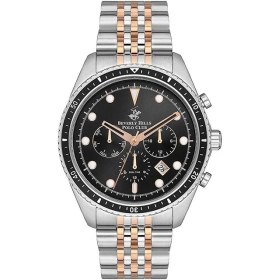 Resim Beverly Hills Polo Club BP3354X.550 Erkek Kol Saati | 44 mm Paslanmaz Çelik Kasa & Bilezik, Rose Gold Detaylı 