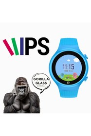 Resim Hype Store Wiky Watch 5S Çocuk Akıllı Saat - Görüntülü Arama, Gps, Sos, Sağlık Takibi, Güvenli Alan Mavi 
