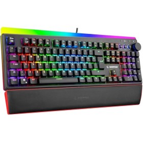 Resim Rampage KB-R97 X-Tracer Mekanik Rgb Aydınlatmalı Blue Switch Gaming Oyuncu Klavye 