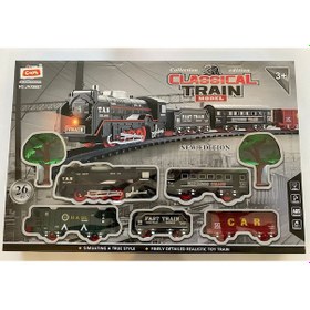 Resim Oyuncak Tren Seti 26 Parça 