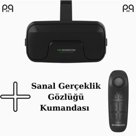 Resim Peeq Shinecon SC-G04BS 3D Sanal Gerçeklik Gözlüğü + Sanal Gerçeklik Gözlüğü Kumandası 