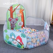 Resim Çocuklar için Büyük Pop-up Top Havuzu Katlanabilir Çadır, Bebekler için Oyun Evi, Yürüyüş Alanı, Çocukların İç ve Dış Oyunları için Mükemmel, Doğum Günü ve Noel Hediyesi, 4Ft/120CM, Toplar Dahil Değildir 