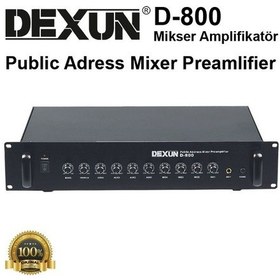 Resim Dexun D-800 Mikser Amplifikatör 