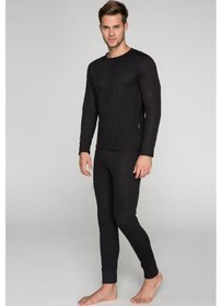 Resim Bonbonetti Unisex -20 Derece Siyah Termal İçlik Takım Siyah 