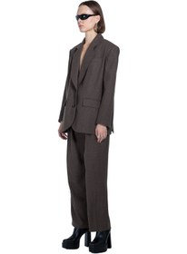 Resim Taupe Brown Oversize Women’s Blazer - M 