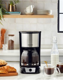 Resim English Home FKM 6001 Coffee Talks Filtre Kahve Makinesi 1,5 LT Siyah 