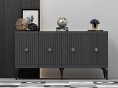 Resim 150 CM MİDAS KONSOL ANTRASİT-GÜMÜŞ 