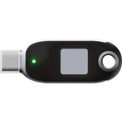 Resim Pearl Shop Biopass K26 USB Güvenlik Anahtarı - Iki Faktörlü Kimlik Doğrulayıcı - Fıdo U2F + Fıdo2 ile Usb-C - Biyometrik Parmak Izi 