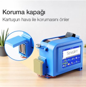 Resim Sevgift PC11-Plus Mini El Tipi İnkjet Yazıcı 