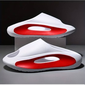 Resim Beyaz Erkek Sandalet Kalın Terlik Erkek Terlik Unisex Terlik Ayakkabı Eva 3 Renk Boyutu 36-45 Beyaz 