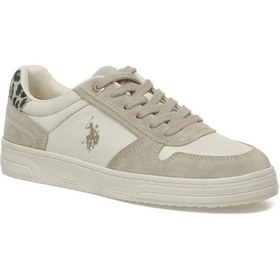 Resim U.s.polo Assn Petra 5pr Bej Hakiki Deri Casual Anatomik Spor Ayakkabısı Bej 