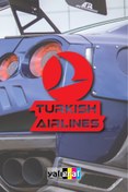 Resim Yalıgraf Reklam Tabela Turkish Airlines Logo Oto Sticker Araba Motor Folyo 11x11 cm 