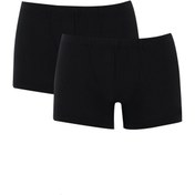 Resim Siyah Comfort Hipster 2'li Pamuklu Boxer Seti Kigili