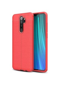 Resim Xiaomi Redmi Note 8 Pro Kılıf Deri Görünümlü Silikon Kılıf 
