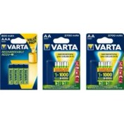 Resim Varta 4 2700 Mah Aa + 4'lü 800 Mah Aaa Şarjlı Pil 8'li 