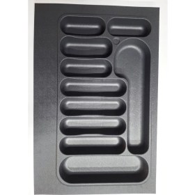 Resim Luxeco 76 x 49 Çekmece Içi Kaşıklık Antrasit 