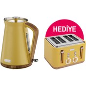 Resim Berghoff Gem Natural 1.7 Litre Sari Su Isiticisi Ve Ekmek Kizartma Makinesi 