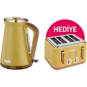 Resim Berghoff Gem Natural 1.7 Litre Sari Su Isiticisi Ve Ekmek Kizartma Makinesi 