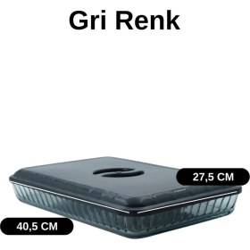 Resim Gri Renk Plastik Dikdörtgen Borcam Kapağı 