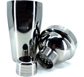 Resim Mediterian Paslanmaz Çelik 2 Parçalı Kokteyl Shaker Seti 500 ml, şık ve dayanıklı tasarım 