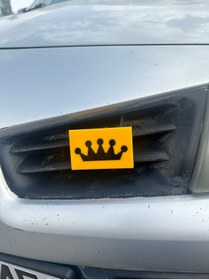 Resim TKY Kral Tacı Panjur Arması Vidalı Sarı 