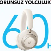 Resim Anker Soundcore Space One Pro Bluetooth Kulak Üstü Kulaklık Beyaz 