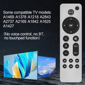 Resim Evrensel kızılötesi uzaktan kumanda Apple TV Kutusu Gen 1 2 3 4 için uygun, Apple TV HD A1469 A1378 A1218 A2843 A2737 A2169 A1842 A1625 A1427 için uygun (Sesli kontrol yok) 