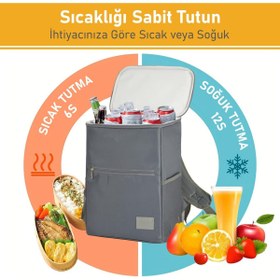 Resim BRF FantastikSell Haegs Termal Sırt Çantası Yalıtımlı Termos Soğutucu Çanta, Erkek Kadın Buzluk Çanta So 