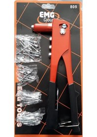 Resim Emh Store 4 Başlı Perçin Makinesi Perçin Aleti Ve Perçin Çivileri 