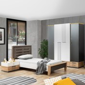 Resim Genç Odası, Relax Genç Odası Takımı - Dolap, Karyola, Komodin 