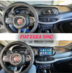Resim Fiat Egea 2015/2022 9 İnç 8-64 Pro Model Qled Ekran 9" 