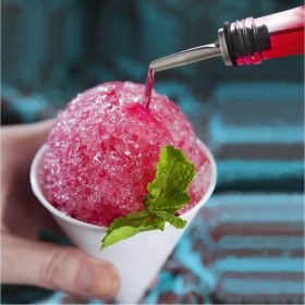 Resim Siyah Çelik Şişe Ucu Servis Aparatı Yağdanlık Tapa Mantar Otel Restoran Için 