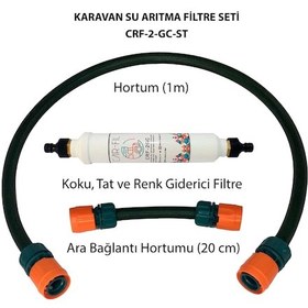 Resim Tat Koku ve Renk Giderici Karavan Su Arıtma Filtre Seti CRF-2GC-S 