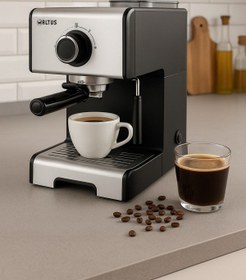 Resim Altus Dahili Süt Köpürtme 15 bar Al 4933 Es Espresso Makinesi 