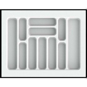 Resim Çekmece İçi Kaşıklık Ve Kepçelik Düzenleyici Beyaz 62x49 Cm 55x40 Cm Kadar Kesilebilir Beyaz 