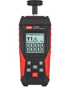 Resim Moveevo Ta500b El Tipi Dijital Devir Sayacı, Lcd Ekranlı, Temaslı Ölçüm, Siyah-kırmızı, Pil Hariç Turuncu 