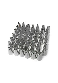 Resim Paslanmaz Çelik Kek Dekorasyon Malzemeleri Kek Pikap 48 Adet/takım Dıy Krem Araçları 