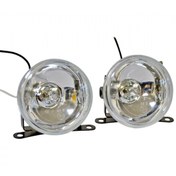 Resim Carub 12v Sis Lambası Yuvarlak 9 Cm Beyaz Tampon İçi Br3031301 