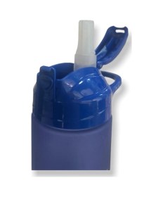 Resim 600ml Unbeaten Tritan Pipetli Matara - Mavi No Color 