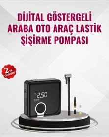 Resim Bfs Kompakt Tasarımlı Led Işıklı Taşınabilir Hava Kompresörü 