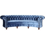 Resim 3A Mobilya Blue Chesterfield 230X90X80 CM 