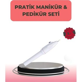 Resim Abs Gövdeli Sessiz Tırnak Matkap Seti - Ayarlanabilir Hız Ve Uzun Ömürlü Kullanım 