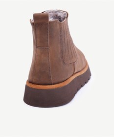 Resim Yargıcı Deri Lastikli İçi Kürklü Bot 25kkay4012x 003 Kahverengi 