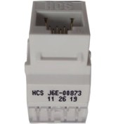 Resim HCS J6E-00873 CAT6 UTP Keystone Jack 