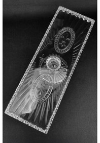 Resim Digithome Cam Kek Ve Pasta Sunum Standı Dikdörtgen 39,5 Cm Fl.ıfd.050 