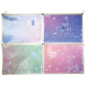 Resim Desenli A4 Fermuarlı Dosya SB32, Şık ve Kullanışlı Ofis Düzeni Için Ideal 