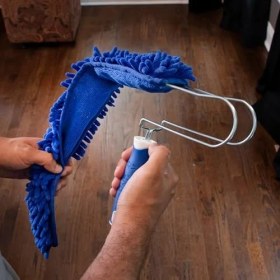 Resim Unger Mikrofiber Tavan Vantilatörü Dust, Mavi 