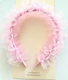 Resim Pink Ruffle Headband 