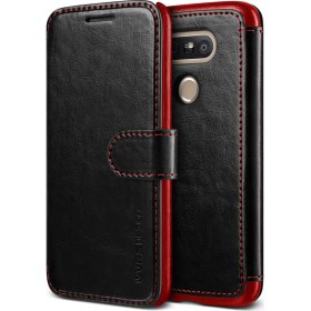 Resim VRS LG G5 Dandy Layered Kılıf Black Wine 